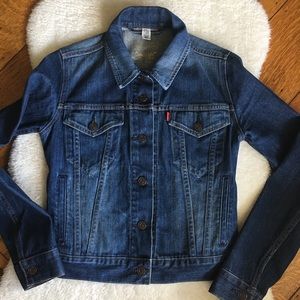 Levi’s Cropped Denim Trucker Jacket Original